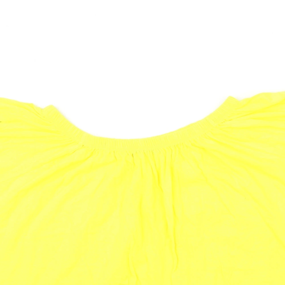 Atmosphere Womens Yellow   Basic T-Shirt Size 12