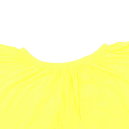 Atmosphere Womens Yellow   Basic T-Shirt Size 12