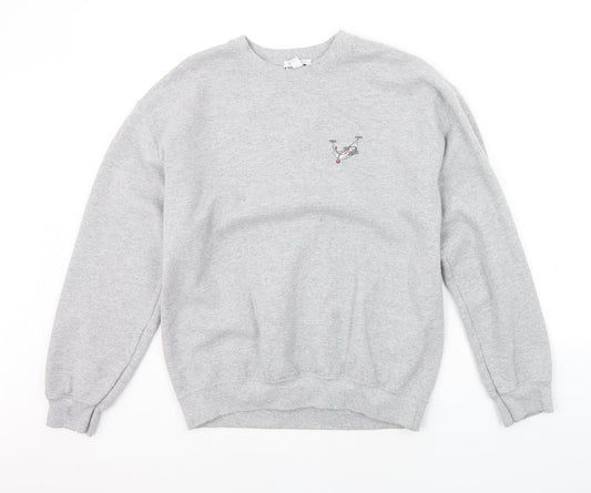 Primark Womens Grey   Pullover Jumper Size M