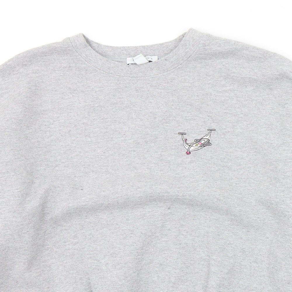 Primark Womens Grey   Pullover Jumper Size M