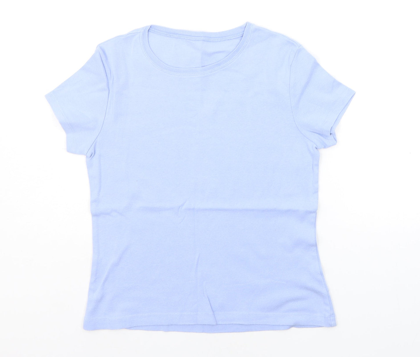 Cherokee Womens Blue   Basic T-Shirt Size 12