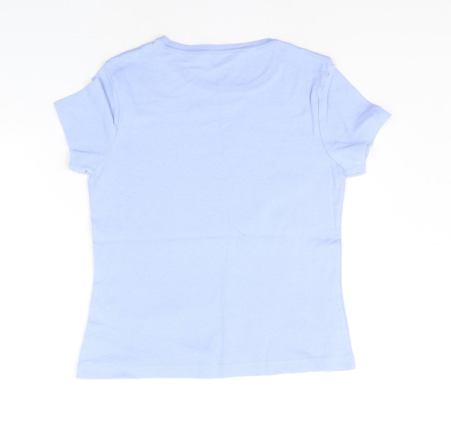 Cherokee Womens Blue   Basic T-Shirt Size 12