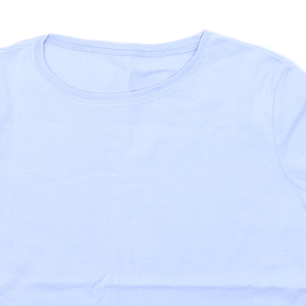 Cherokee Womens Blue   Basic T-Shirt Size 12