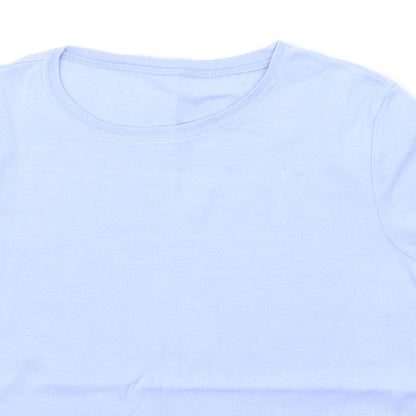 Cherokee Womens Blue   Basic T-Shirt Size 12