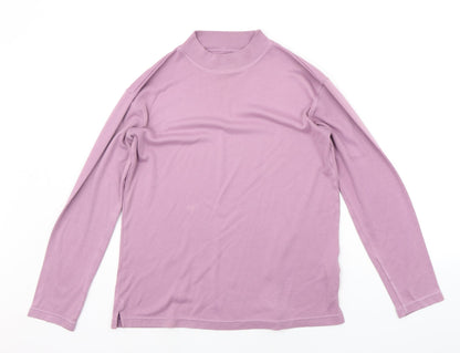 Womens UK Size S Preworn Purple Pullover Jumper