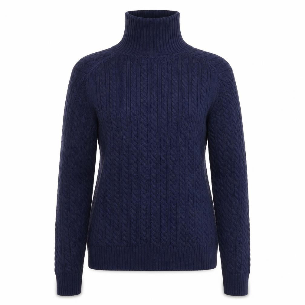 Front view of Amazon women’s blue jumper, size S
