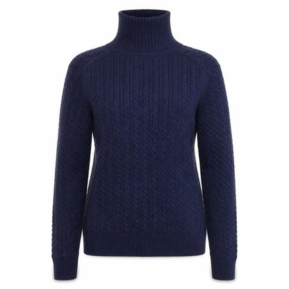 Front view of Amazon women’s blue jumper, size S