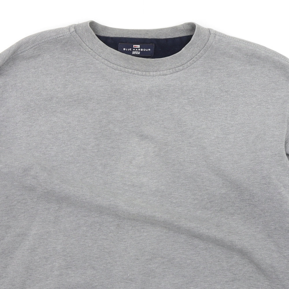 Womens UK Size M Marks and Spencer Grey Pullover Jumper
