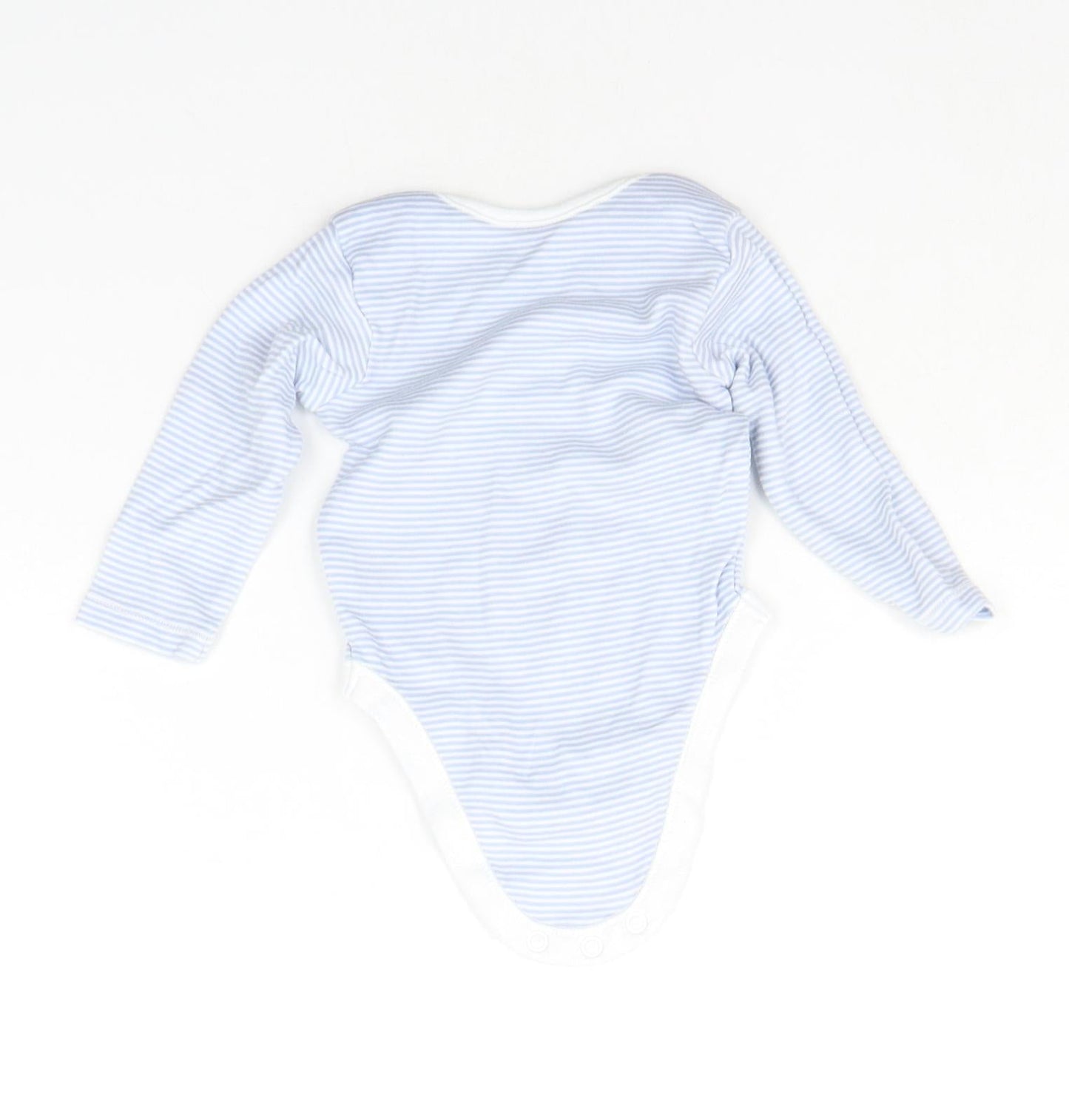 George Baby Blue Striped  Babygrow One-Piece Size 3-6 Months