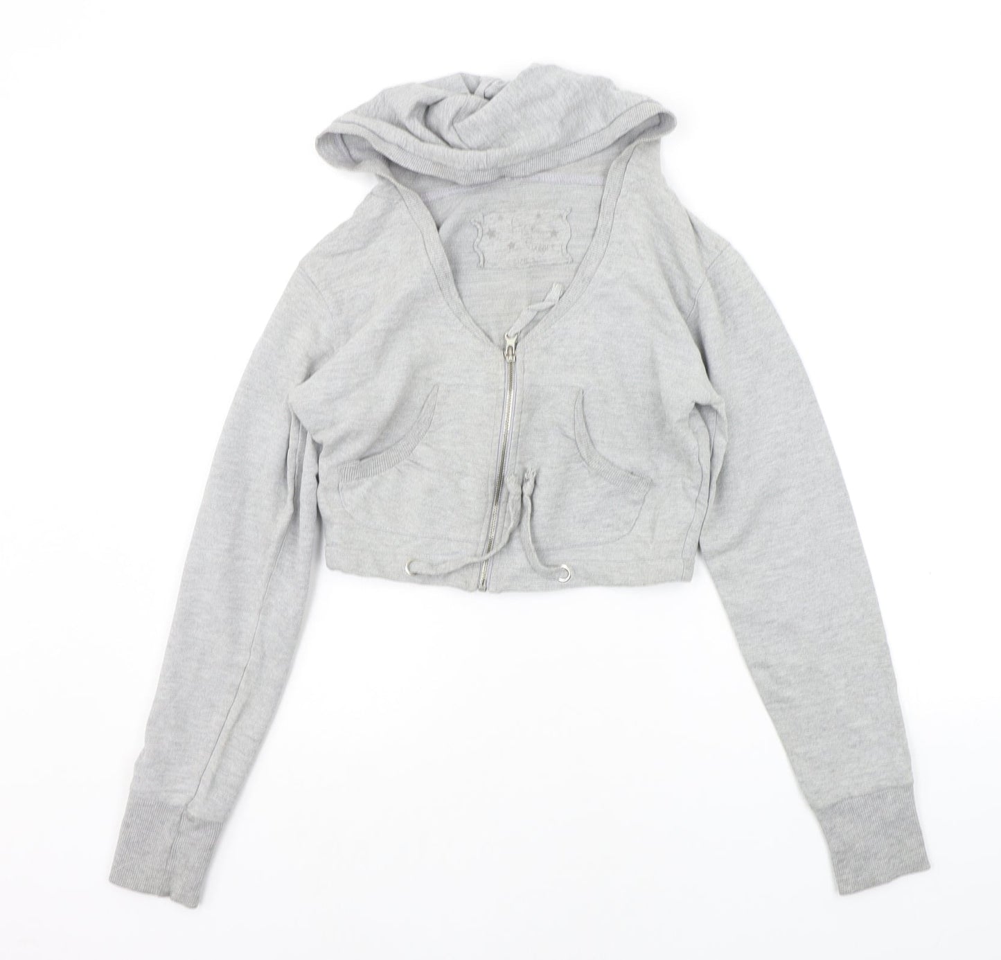 ace couture Womens Grey   Full Zip Hoodie Size S