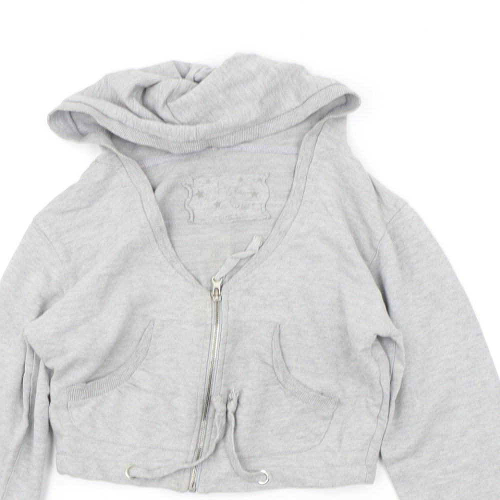 ace couture Womens Grey   Full Zip Hoodie Size S