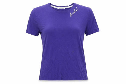 Womens UK Size 8 Marks and Spencer Purple Basic T-Shirt