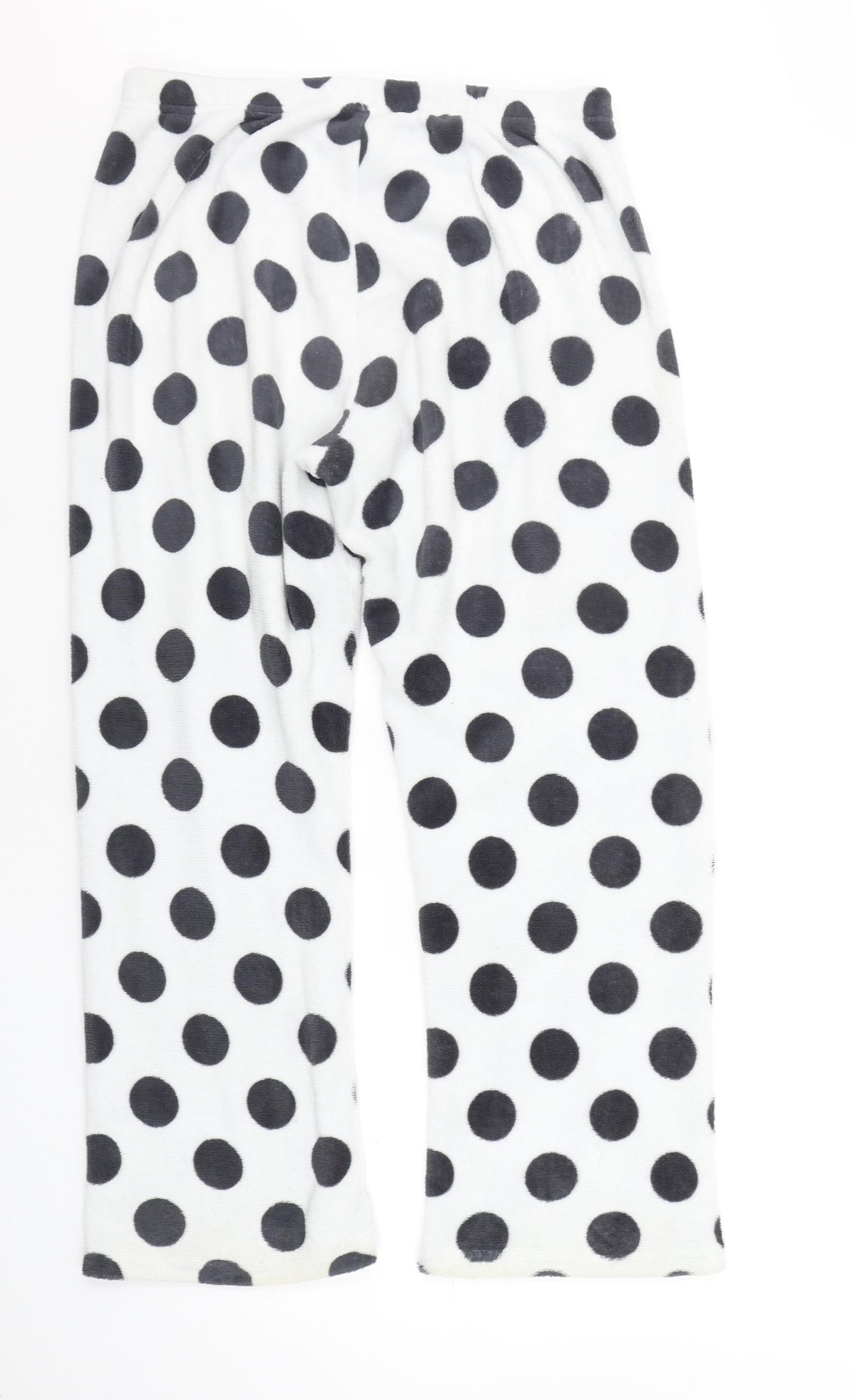 Primark Girls White Polka Dot  Top Pyjama Pants Size L