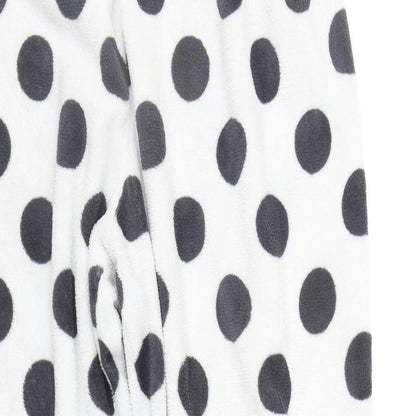 Primark Girls White Polka Dot  Top Pyjama Pants Size L