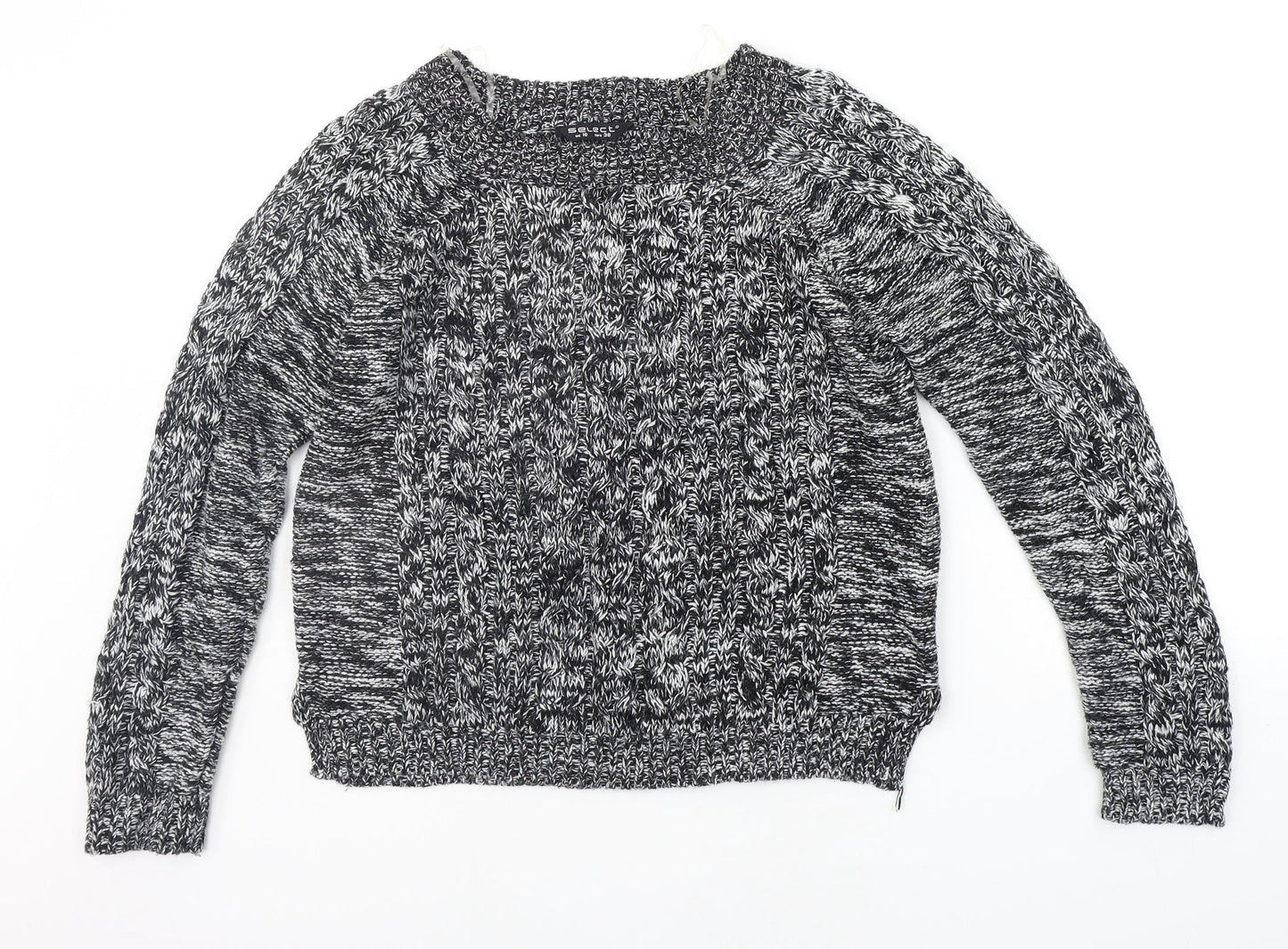 Womens UK Size 10 Select Grey Pullover Jumper