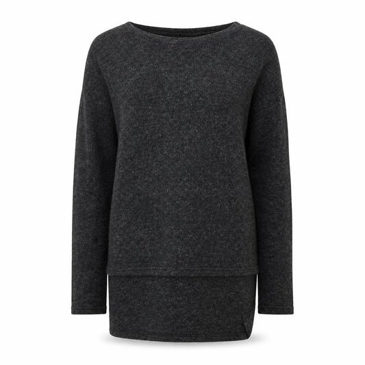 Front view of Select women’s green jumper dress, size UK 6