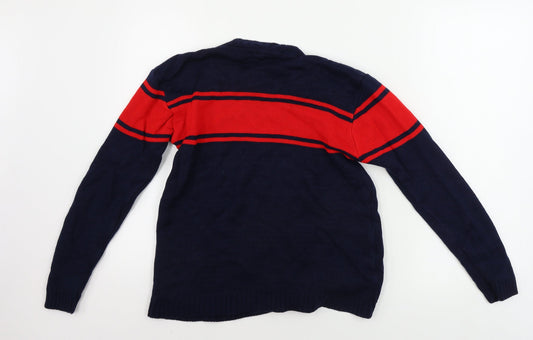 Boohoo  Mens Blue   Pullover Jumper Size M