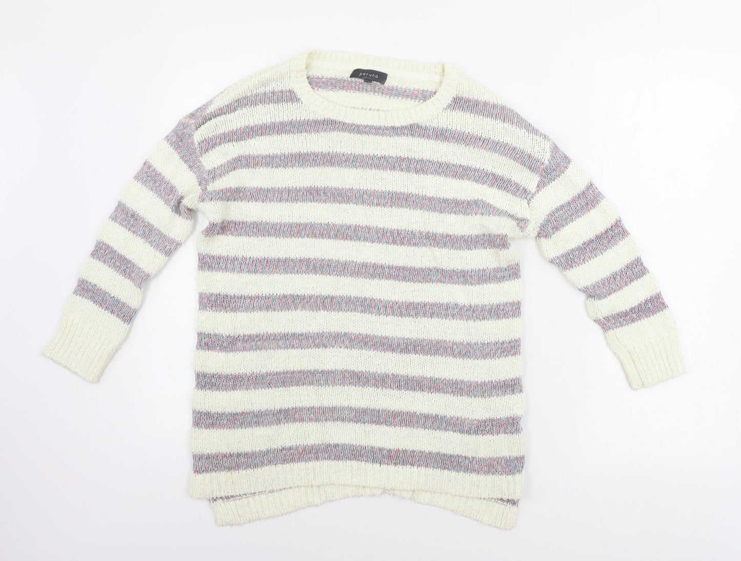 Womens UK Size 12 Marks and Spencer Beige Pullover Jumper