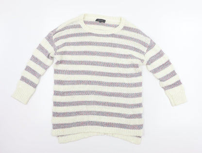 Womens UK Size 12 Marks and Spencer Beige Pullover Jumper