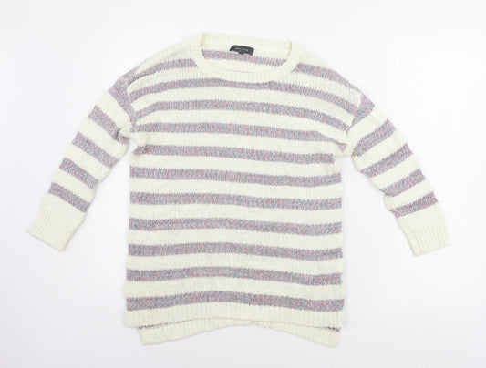 Womens UK Size 12 Marks and Spencer Beige Pullover Jumper
