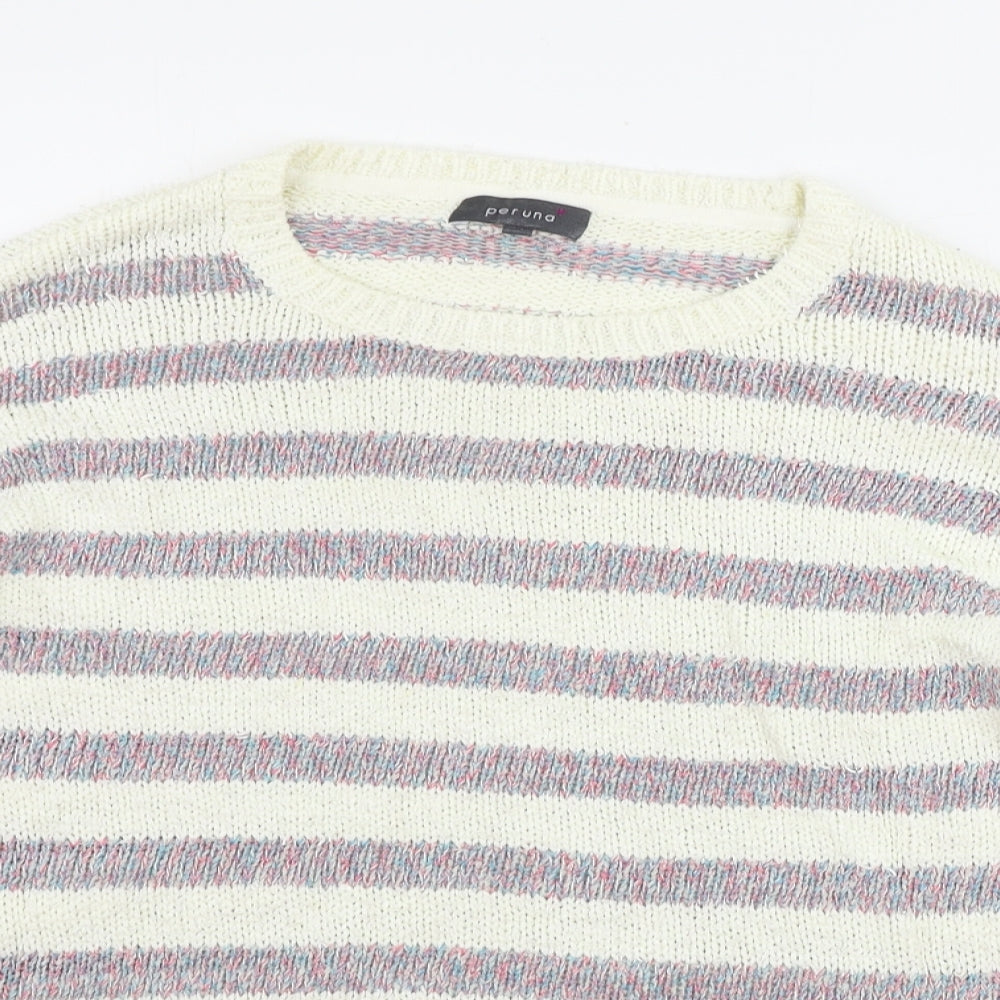 Womens UK Size 12 Marks and Spencer Beige Pullover Jumper