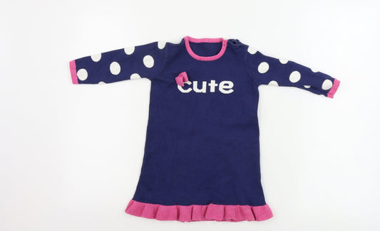 Matalan  Girls Blue   A-Line  Size 18-24 Months