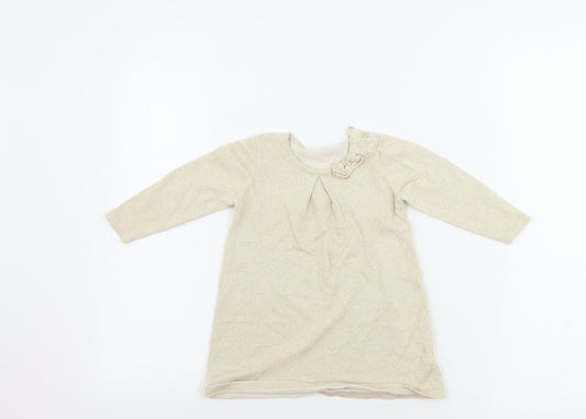 Mothercare  Girls Gold   A-Line  Size 9-12 Months