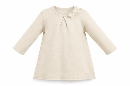 Front view of Mothercare girls’ gold a-line, size 9-12, months