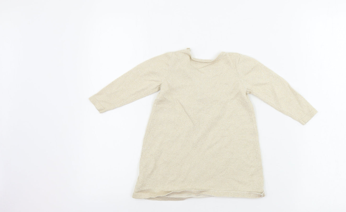 Mothercare  Girls Gold   A-Line  Size 9-12 Months