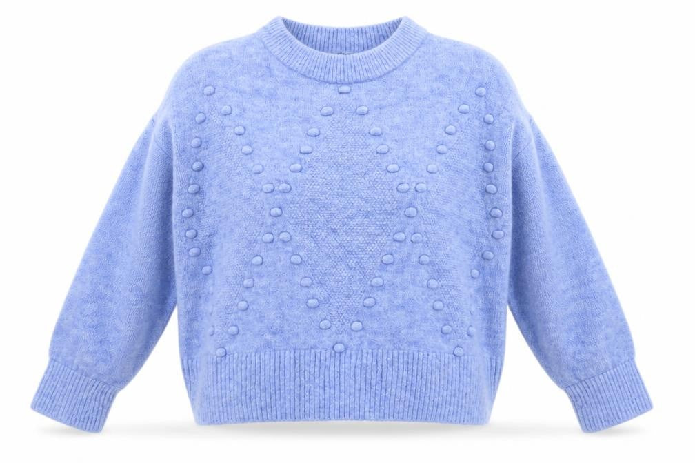 Womens UK Size 10 F&F Blue Pullover Jumper