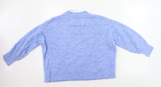 F&F  Womens Blue   Pullover Jumper Size 10