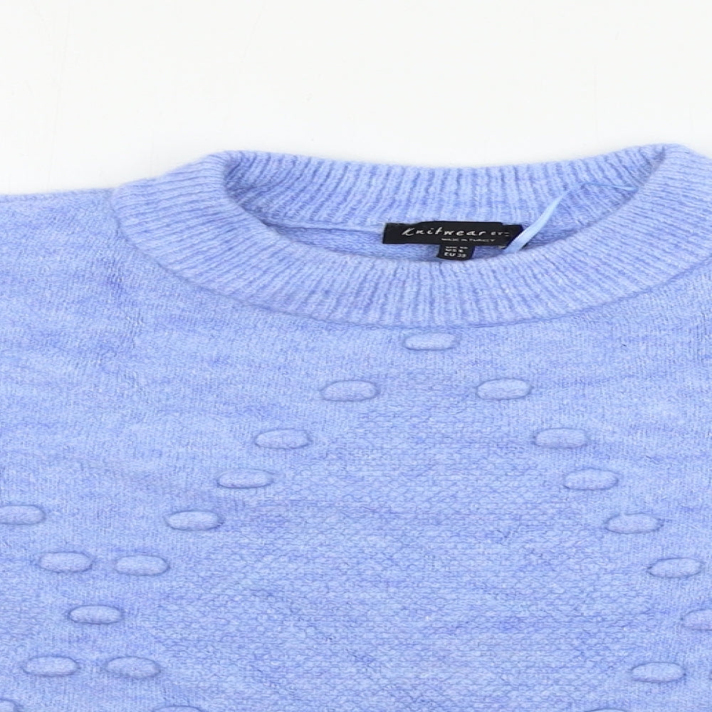 F&F  Womens Blue   Pullover Jumper Size 10