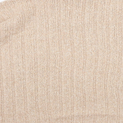 Womens UK Size 10 Marks and Spencer Beige Pullover Jumper