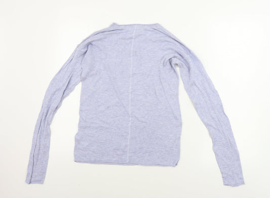 Womens UK Size XS H&M Blue Pullover Jumper