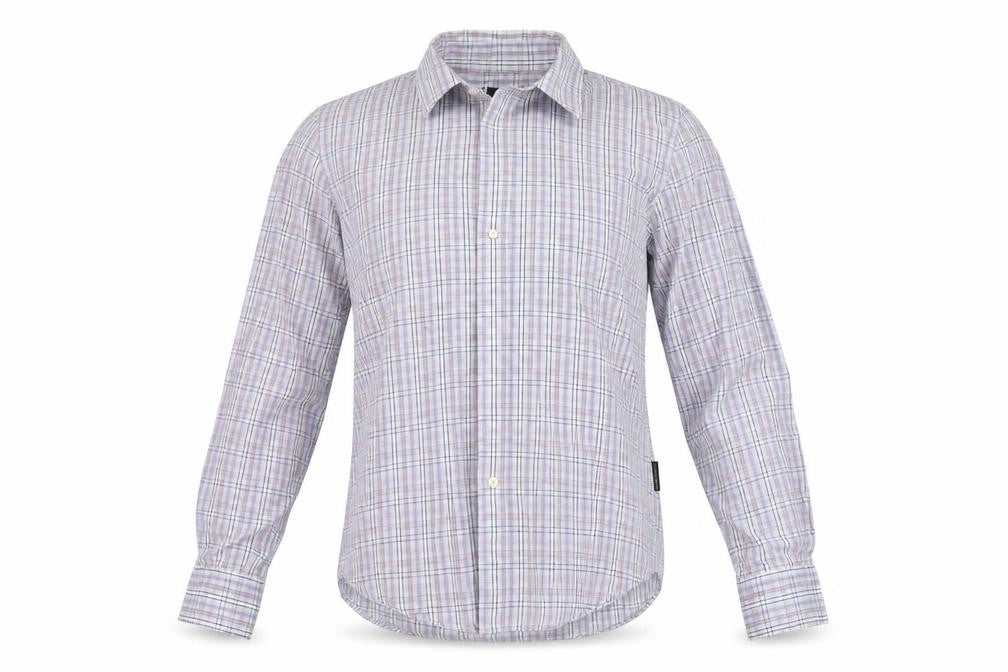Sergio Tacchini  Mens Blue Check   Button-Up Size M