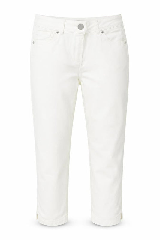 Womens UK Size 12 M&Co Regular Fit  Ivory Trousers