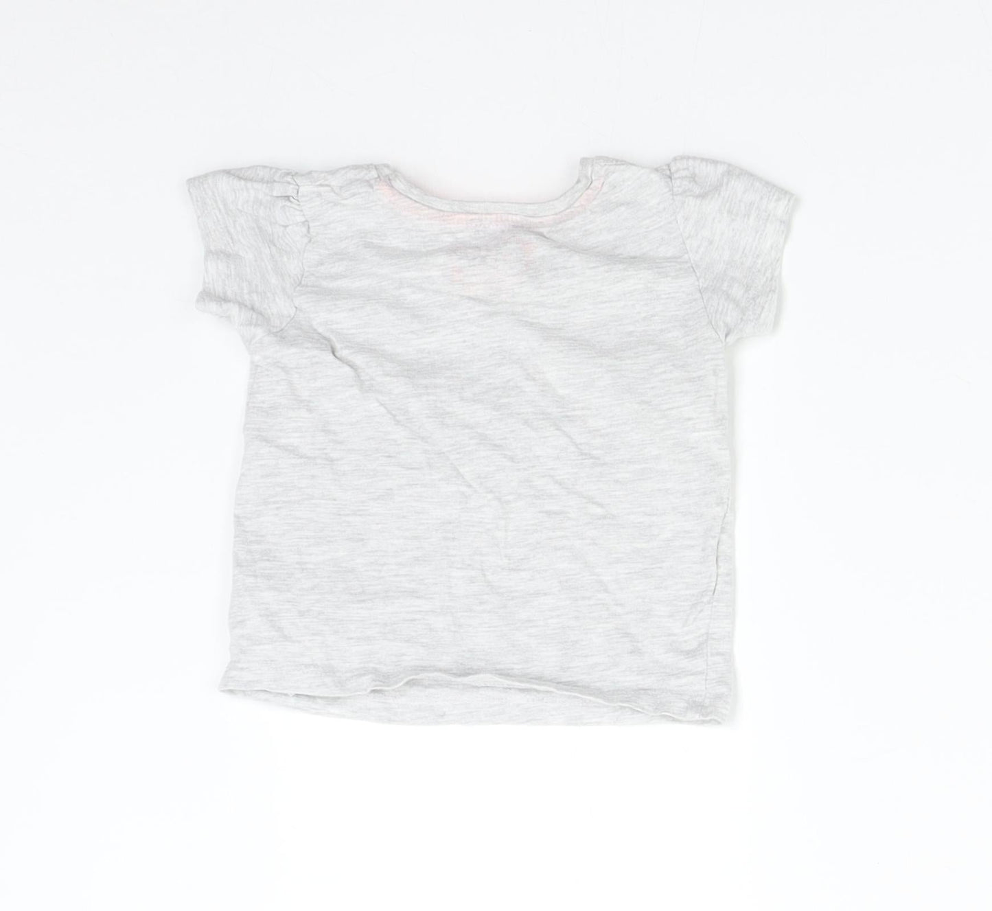 Primark Baby Grey   Basic T-Shirt Size 9-12 Months  - Beautiful Like Mummy