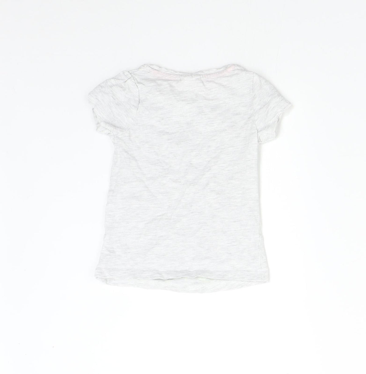 Back view of So Cute Baby Grey Basic T-Shirt, size 9-12, Months