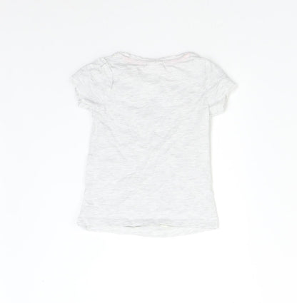 Back view of So Cute Baby Grey Basic T-Shirt, size 9-12, Months