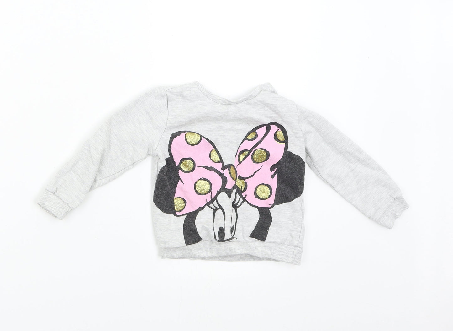 Disney Baby Girls Grey   Sweatpants Trousers  - Minnie Mouse