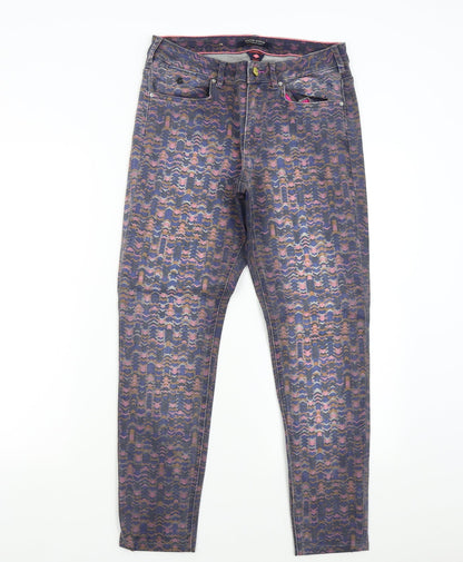 Womens UK Size 31 Maison Scotch Regular Fit Skinny Multicoloured Jeans