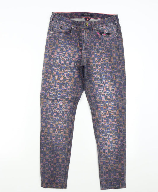 Womens UK Size 31 Maison Scotch Regular Fit Skinny Multicoloured Jeans