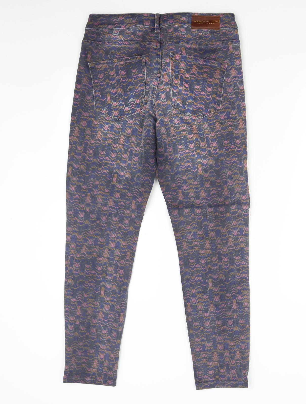 Womens UK Size 31 Maison Scotch Regular Fit Skinny Multicoloured Jeans
