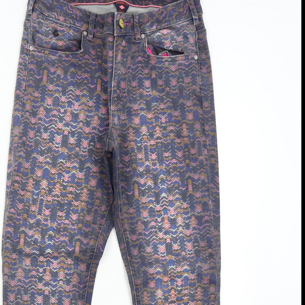Womens UK Size 31 Maison Scotch Regular Fit Skinny Multicoloured Jeans
