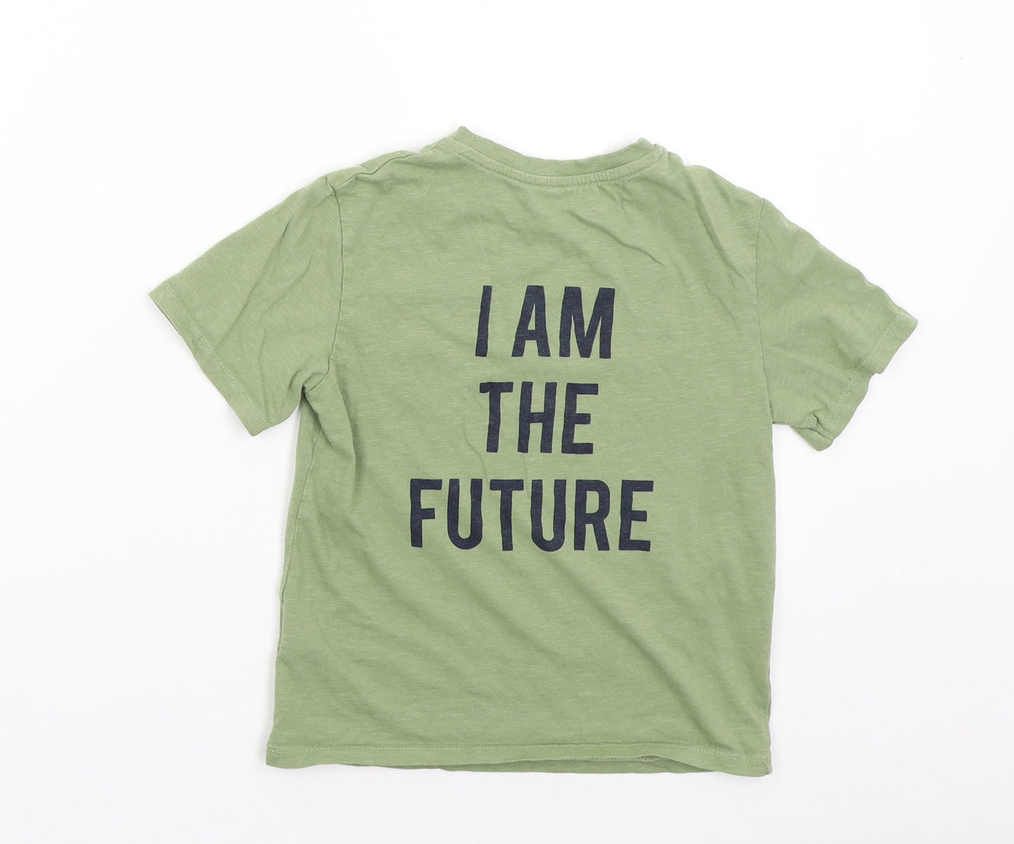 La Redoute Boys Green   Basic T-Shirt Size 6 Years  - I am the Future