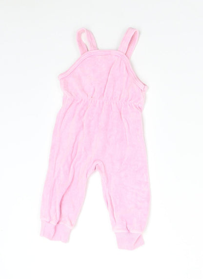 Baby Club Baby Pink   Babygrow One-Piece Size 3-6 Months  - Elephant