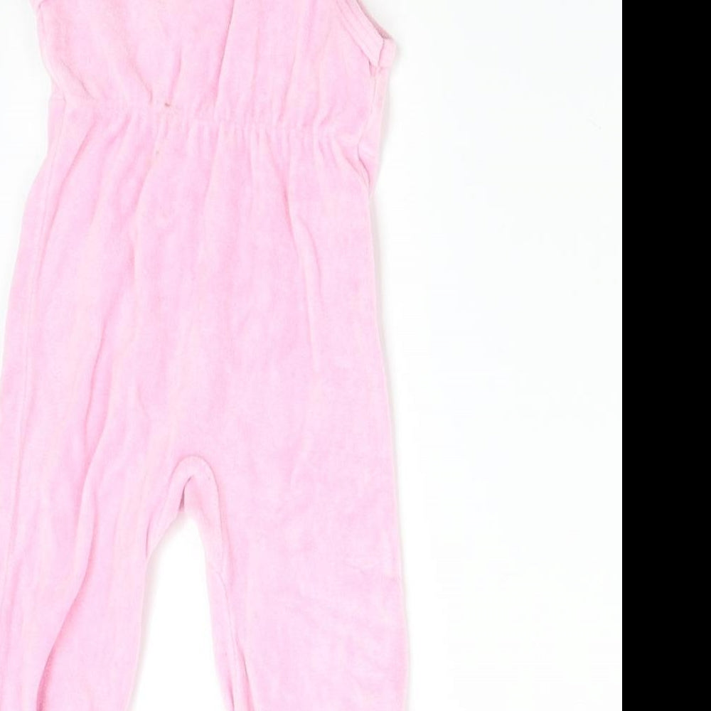 Baby Club Baby Pink   Babygrow One-Piece Size 3-6 Months  - Elephant