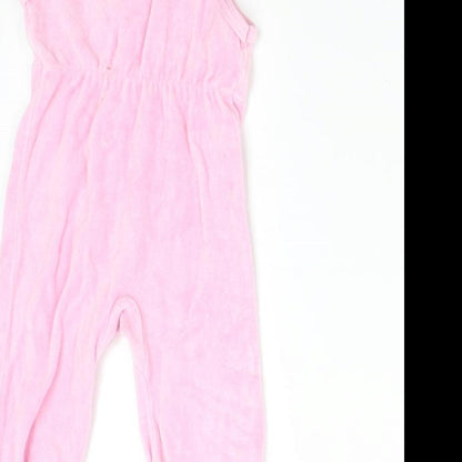 Baby Club Baby Pink   Babygrow One-Piece Size 3-6 Months  - Elephant
