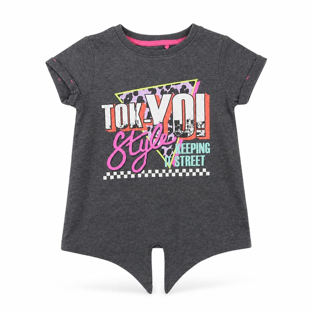 Front view of Next boys’ grey basic t-shirt, size 5, years - tokyo