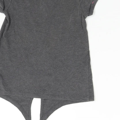 Brand and care label for Next boys’ grey basic t-shirt, size 5, years - tokyo
